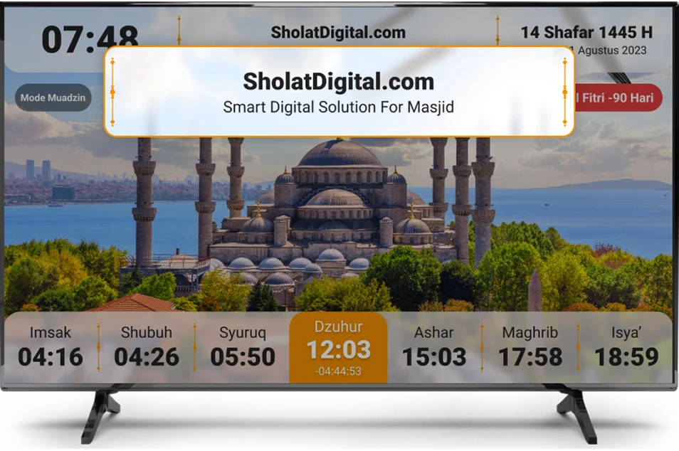 Display Identitas Masjid