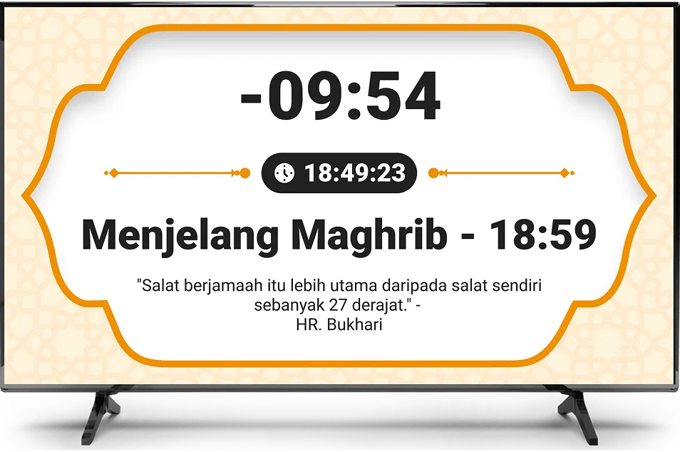Countdown Waktu Adzan